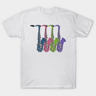 Rainbow Sax T-Shirt